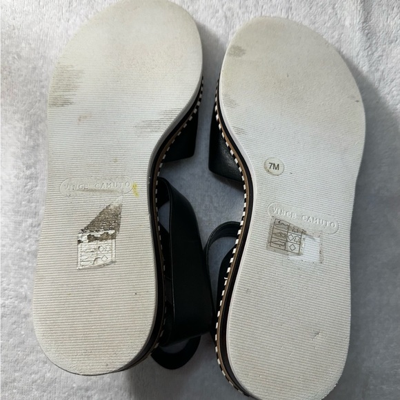 Vince Camuto Black and Brown Espadrille Sandals - Picture 8 of 11